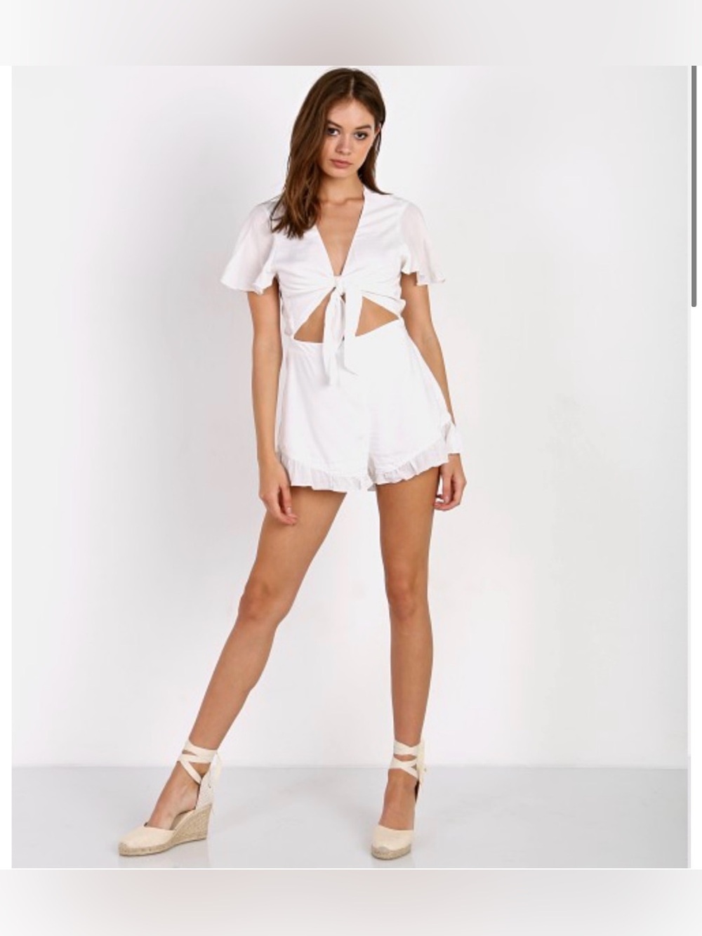 Show Me Your Mumu White Romper